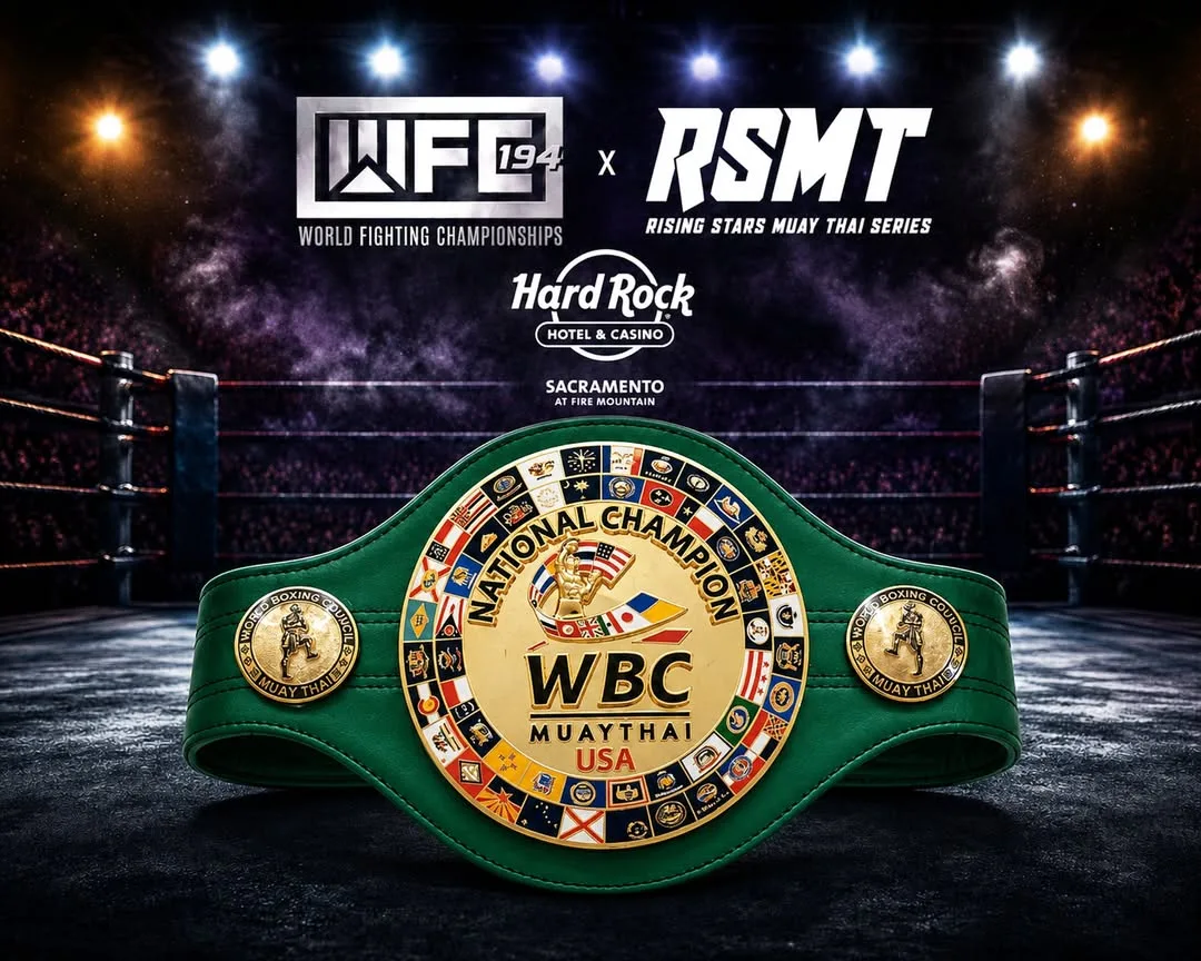 WFC 194 x RSMT — WBC Muay Thai USA National Championship at Hard Rock Live Sacramento, August 1, 2026